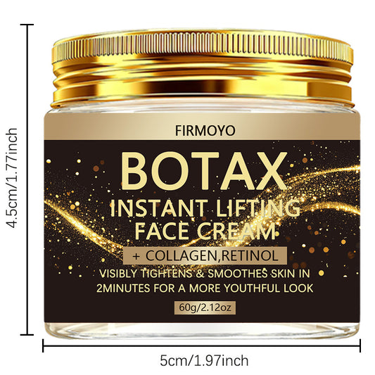 Botax Instant Firming Lift Cream Brightens Complexion, Boosts Elasticity, Smooths Wrinkles. Formulated with Retinol, Hyaluronic Acid, and Collagen. Provides 24-hour Deep Hydration. Suitable for All Skin Types. for Men and Women. 60g/2.12oz