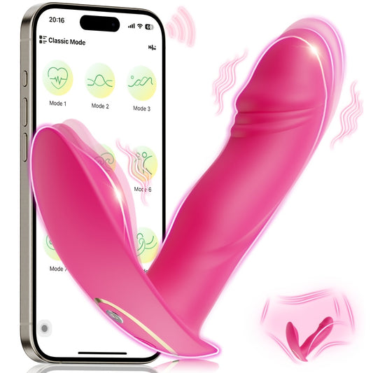 Vibrator Female Clitoris Stimulator Vagina Massager APP Control G Spot Simulation Dildo Sex Toys for Women Adult Sex Supplies, long distance sex toy, APP Control Vibrator, Sex Toys for Women, Toys for adults 18, Wireless Vibrator, Sex Toys for couple