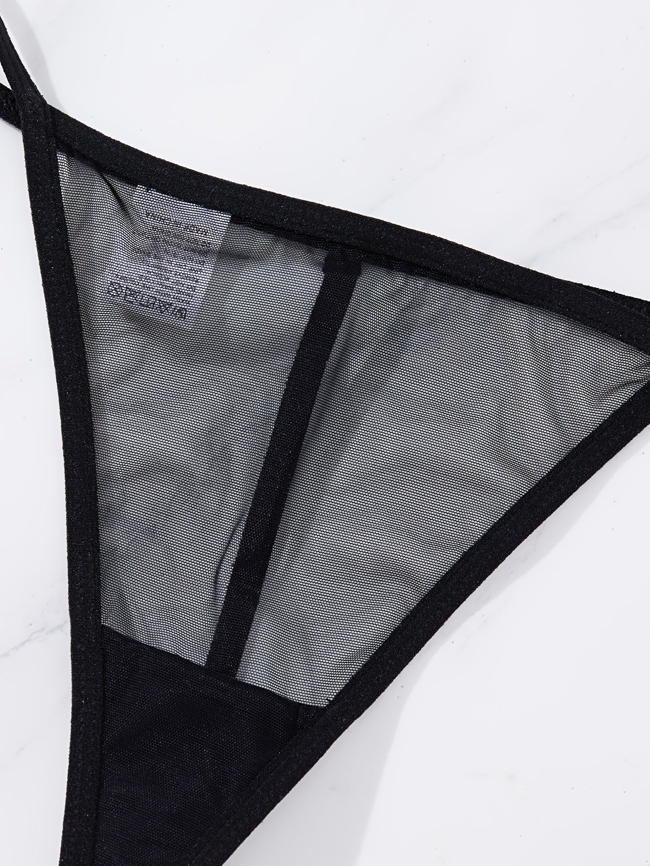 Sexy Black Lace Camisole Nightgown | Thin, Sheer Mesh, Deep V-Neck with Embroidery, Breathable Homewear for Romantic Honeymoon Gift