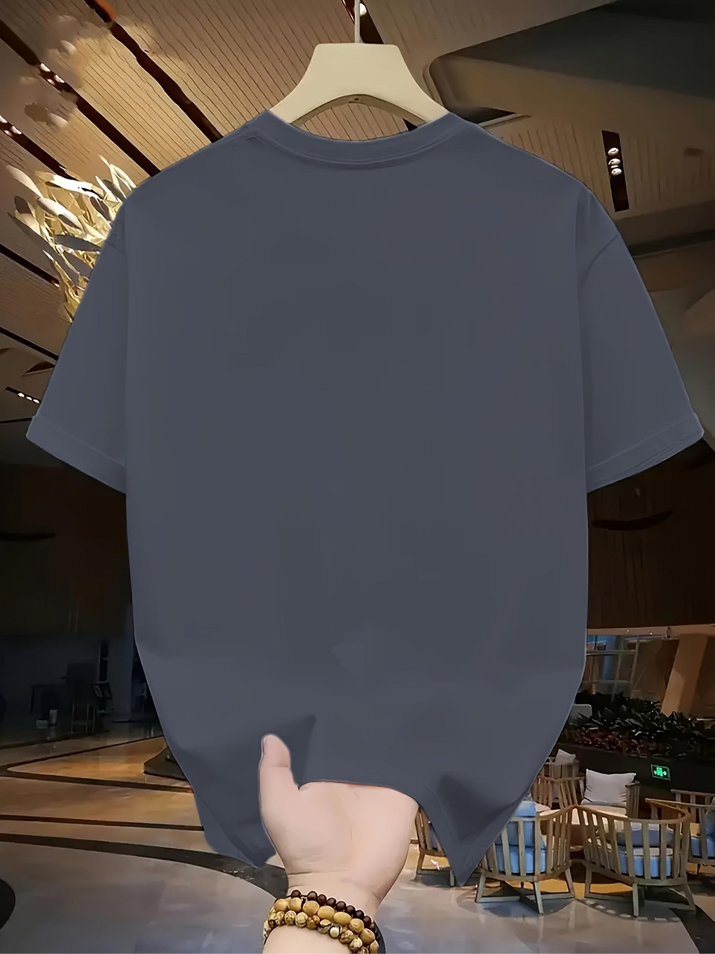 Men's Cow Print Short Sleeve T-Shirt - Cowhide-Like Texture Casual Knit Top, All-Season Round Neck Shirt for Daily Wear & Weekend Outfits, Cow Pattern Pullover (Machine Washable, Versatile Cowhide Look), PLUS SIZE