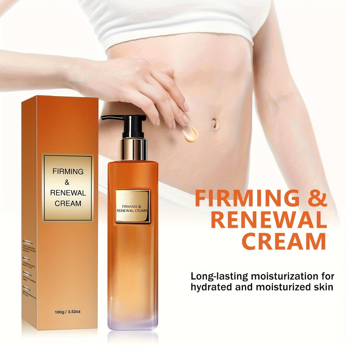 Body Firming Cream, Thigh & Arm Care Balm, Butt Butter 3pcs Set - Light Beige Moisturizing Cream with Caffeine, Jojoba Oil & Vitamin E for All Light Beige Types